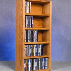500 Series 130 CD Wall Mounted Multimedia Storage Rack by Wood Shed
