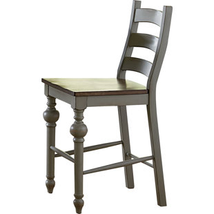 Sandbach Traditional Ladder Solid Wood Dining Chair (Set Of 2) by Three Posts Best Design