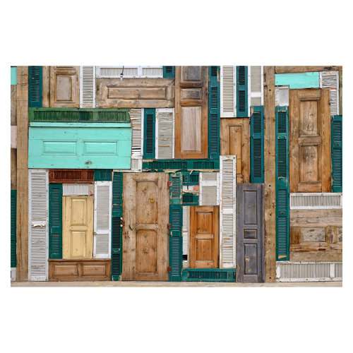 The Doors 3.2m x 4.8m Textured Matte Peel & Stick Wall Mural East Urban Home