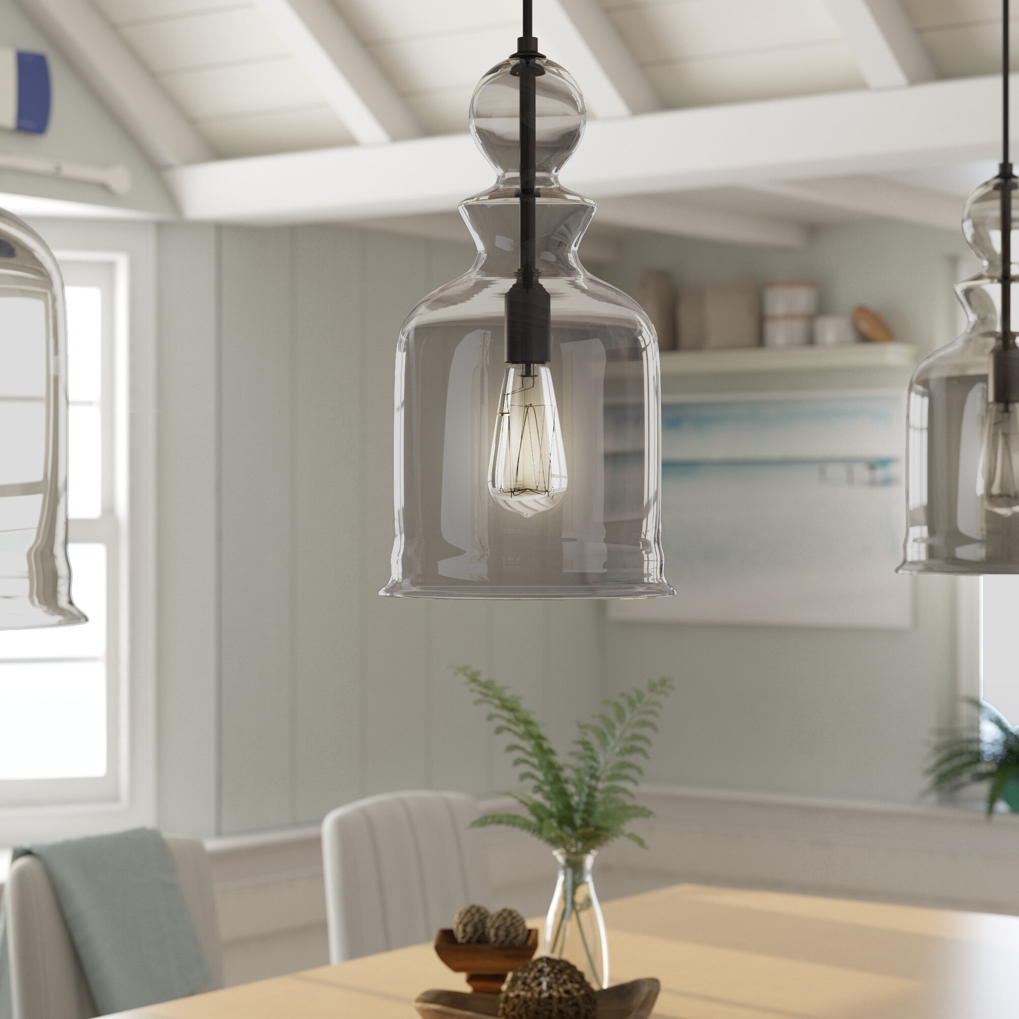 hickerson 1 light bell pendant