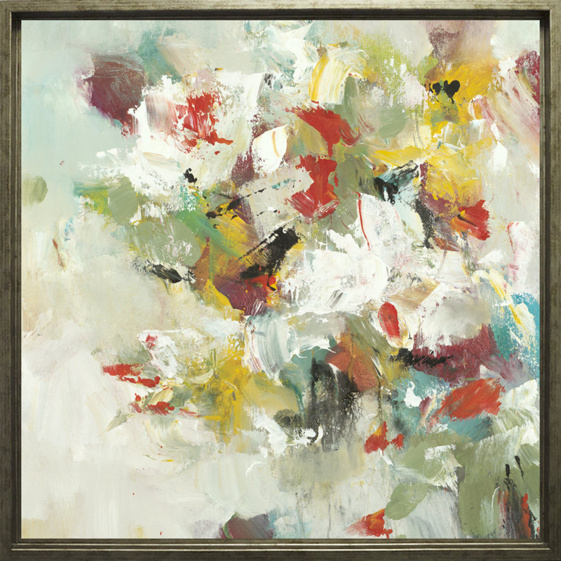 Star Creations Floral Splash I Alt V2 Painting Print Shadow Box