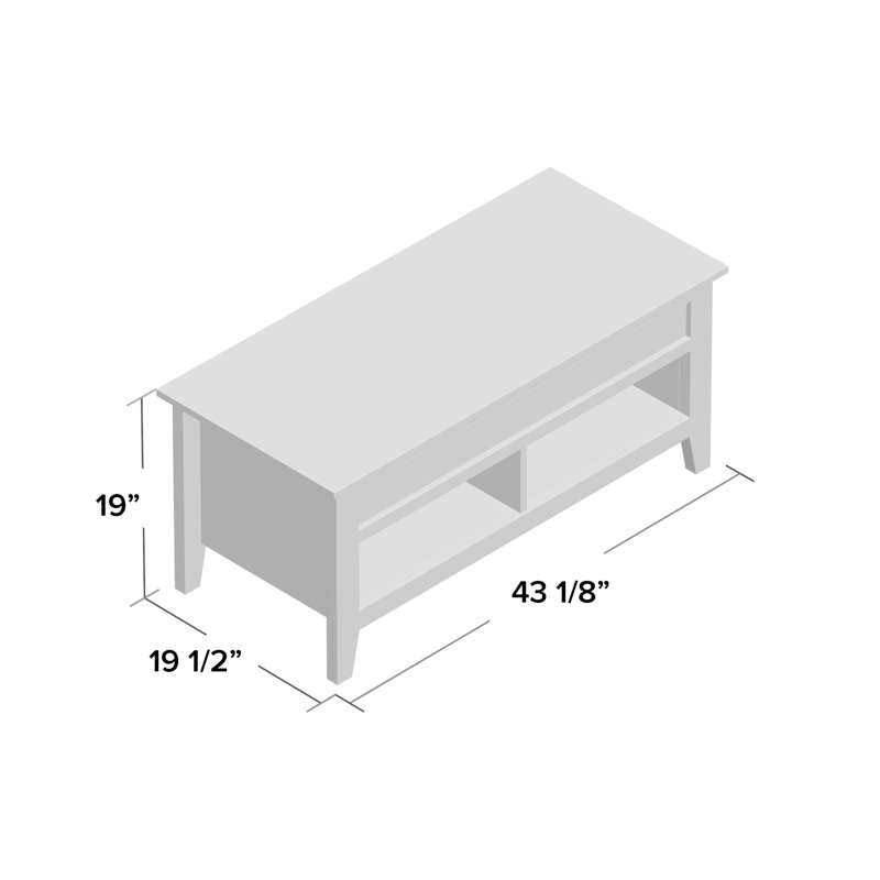 Riddleville Lift Top Coffee Table With Storage Reviews Joss Main