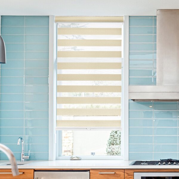 Window Blinds Light Filtering Zebra Shade SECRED Fabrics Anti Uv Custom Made 