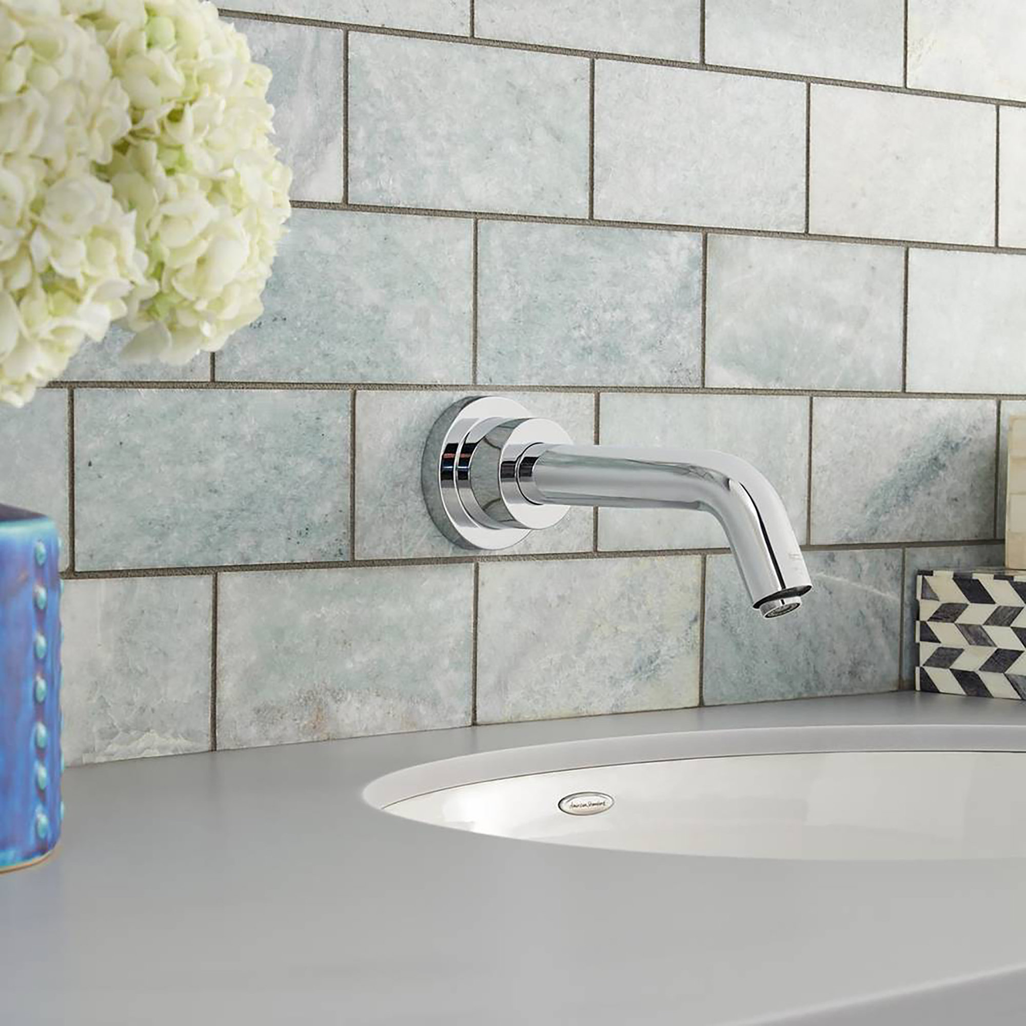 American Standard Serin Wall Mounted Bathroom Faucet Less Handles Wayfair