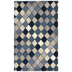 Shelburne Hand-Tufted Blue Area Rug