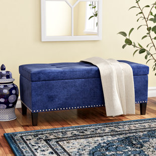 Bretton Upholstered Flip Top Storage Bench