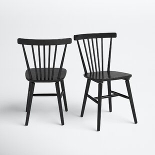 spindle dining chair black