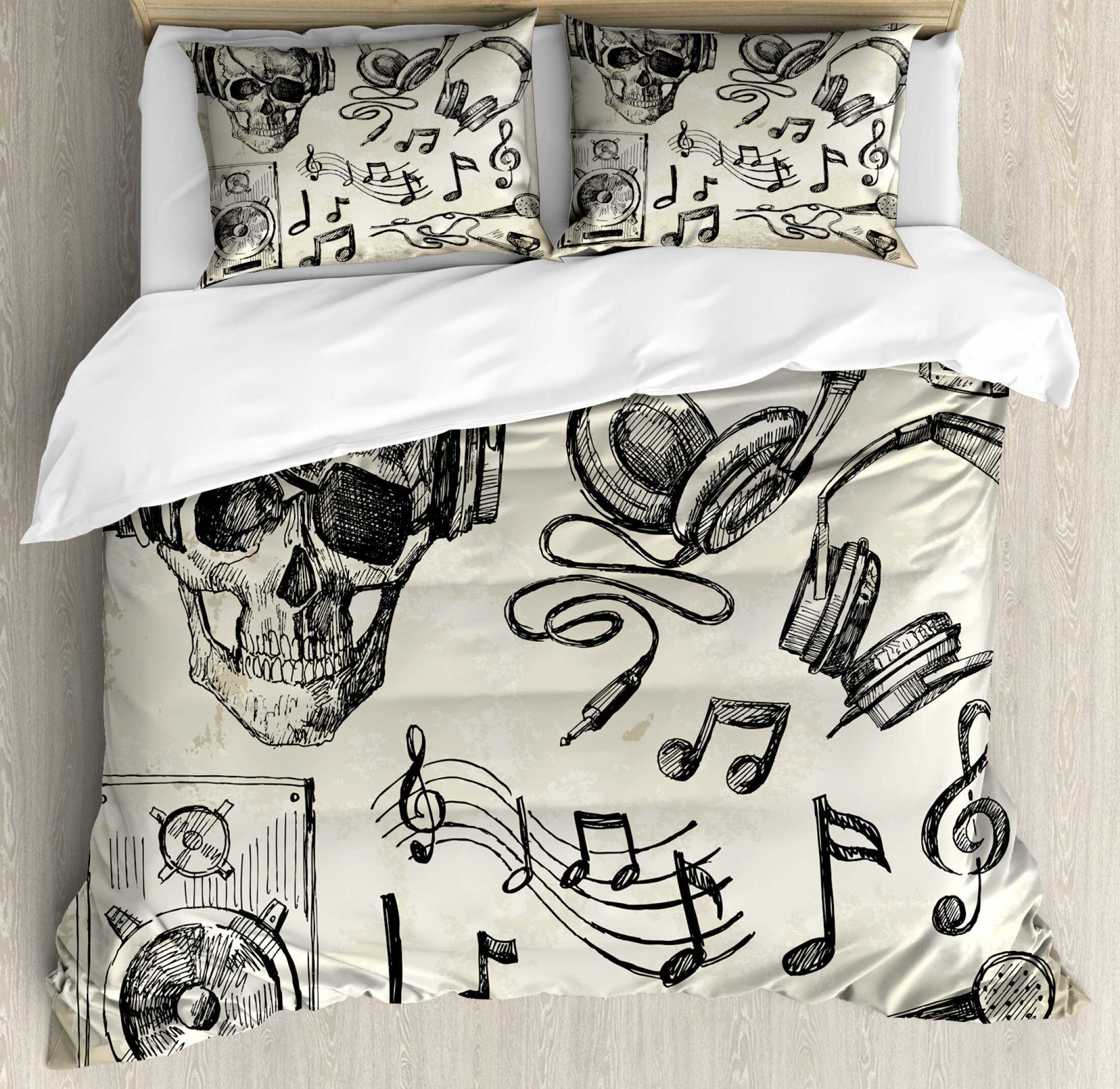 East Urban Home Music Duvet Cover Set Wayfair