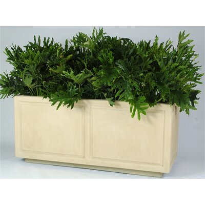 Knobel St. James Composite Planter Box One Allium Way® Color: Anastasia Emerald, Size: 36