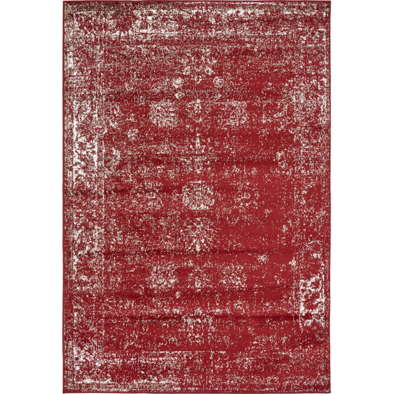 Brandt Burgundy Area Rug