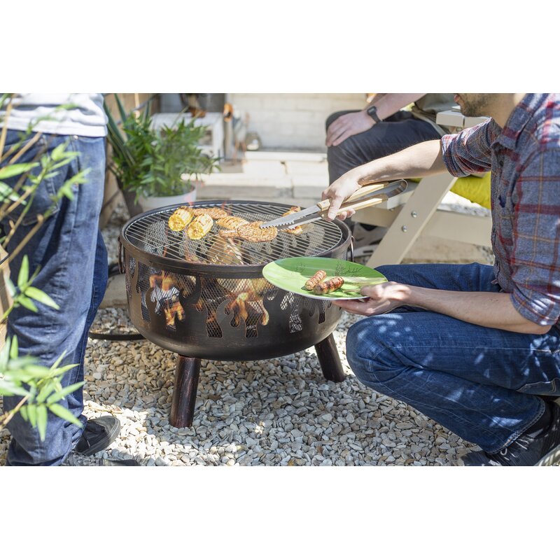 Garten Living Pedro Stahl Holzverbrennung Feuerstelle