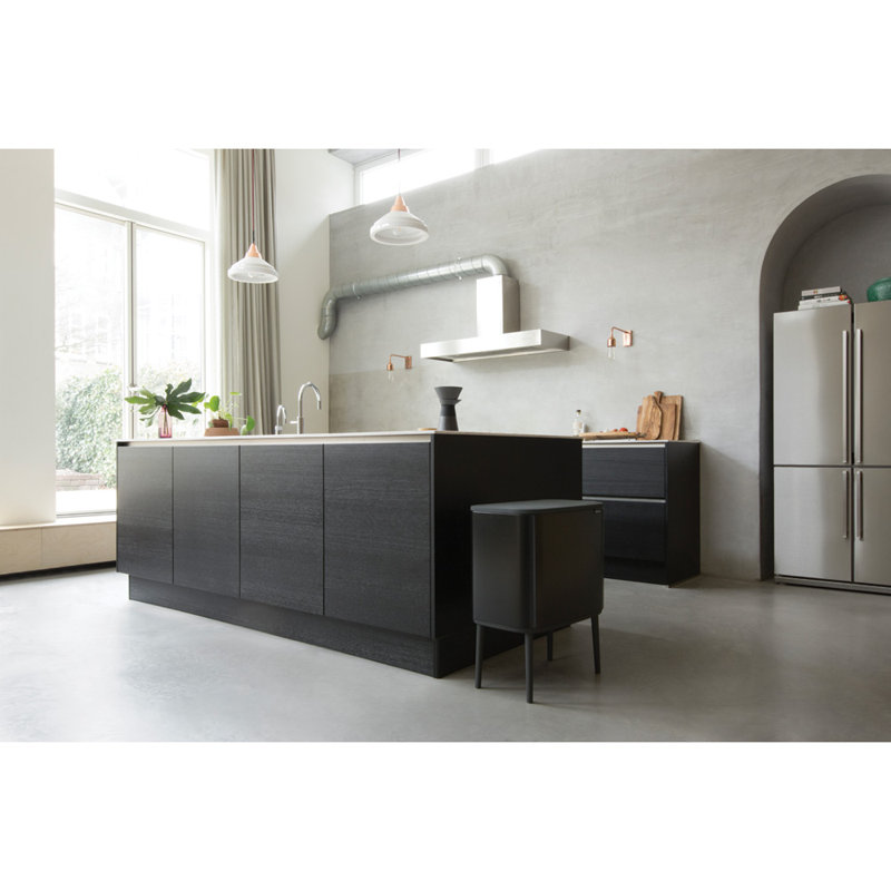 Brabantia Bo Touch Steel Touch Top Multi Compartments Trash Recycle Bin Reviews Wayfair