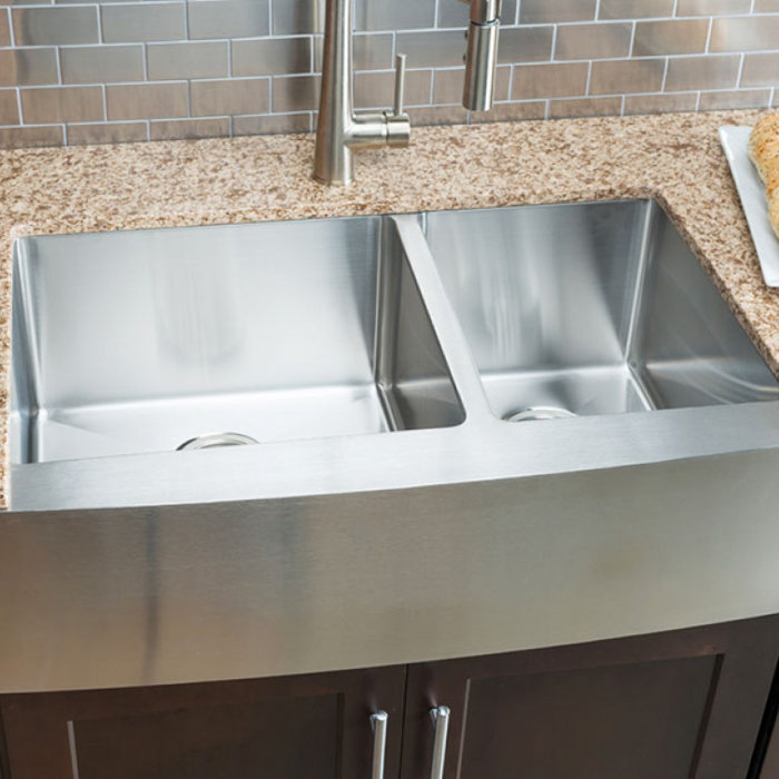 Chef Series 32 88 L X 20 75 W Double Bowl Farmhouse Kitchen Sink Chef Series 32 88 L X 20 75 W Double Bowl Farmhouse Kitchen Sink