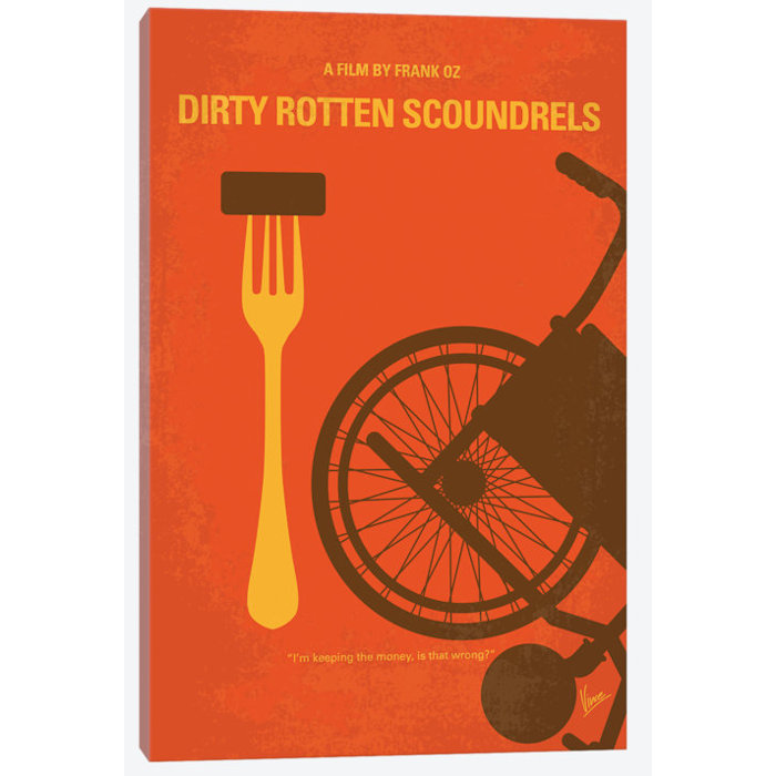 East Urban Home Dirty Rotten Scoundrels Minimal Movie Poster