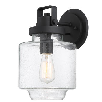 17 Stories Fincastle Brown 1 Bulb Outdoor Wall Lantern Wayfair