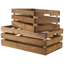 Wood Crate Set