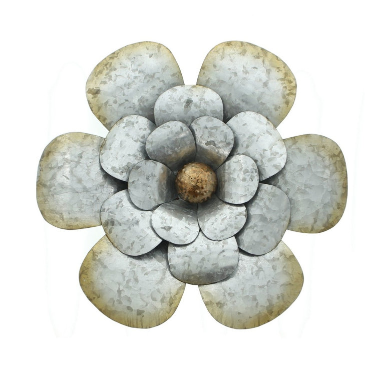 Floral Metal Wall Décor Set of 2 Ophelia & Co 