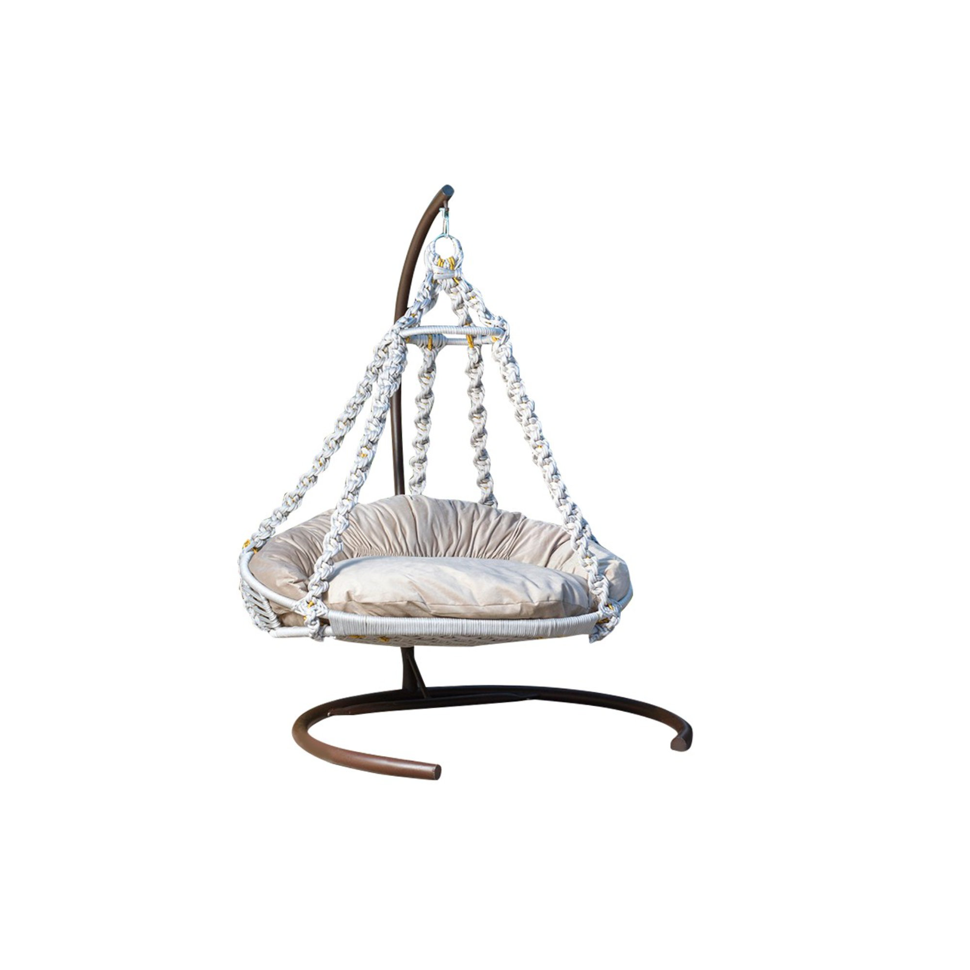 East Urban Home Double Swing Chair with Stand Wayfair