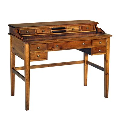 Campaign 9 Drawer Writing Desk Mackenzie Dow Color Antique White