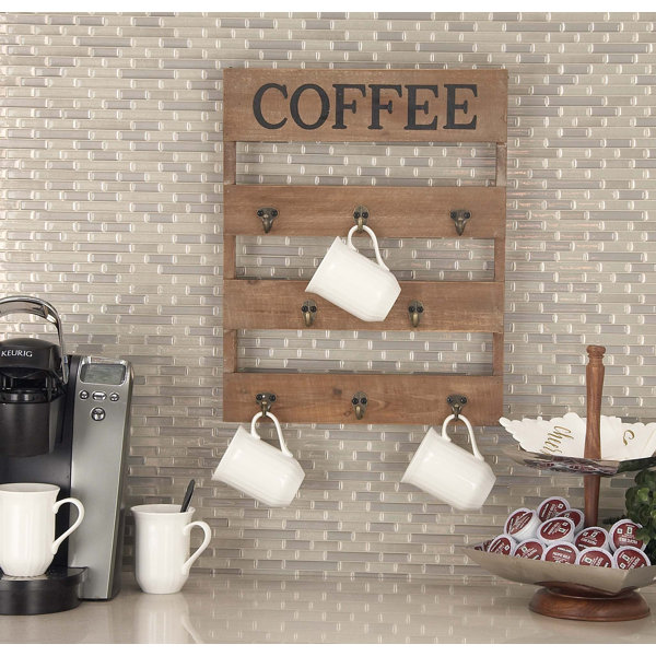 coffee mug racks for walls