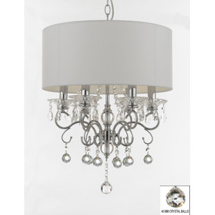 Crystal Ball Chandelier Wayfair Hutto Faceted Crystal 6 Light Chandelier