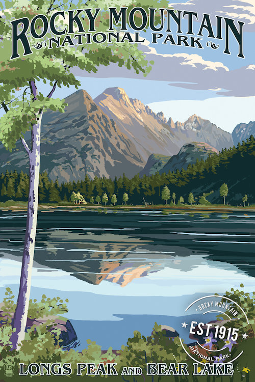East Urban Home U S National Park Service Series Rocky Mountain