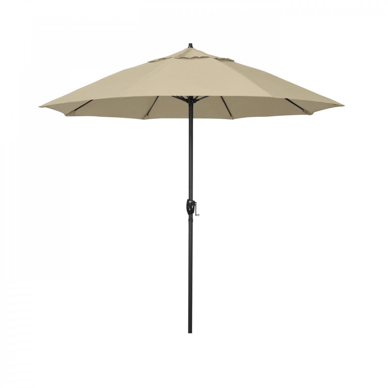 Freeport Park 7 5 Bronze Aluminum Casa Series Patio Umbrella With Fibreglass Ribs Auto Tilt Crank Lift In Sunbrella Fabric Reviews Wayfair Ca