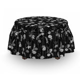 Box Cushion Ottoman Slipcover by East Urban Home