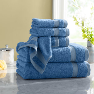 8pack Bathroom Hand Bath Towels Set 100% Cotton Extra-Absorbent Soft Fast Drying 