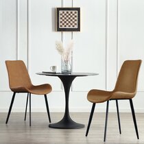 LEATHER LOOK UPHOLSTERED DINING CHAIRS LEATHER LOOK KITCHEN CHAIRS 
