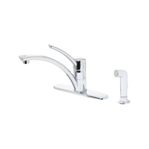 Parisa One Handle Centerset Kitchen Faucet with Side Spray