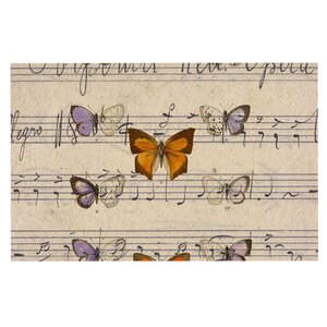 Suzanne Carter 'Butterfly Opera' Music Doormat