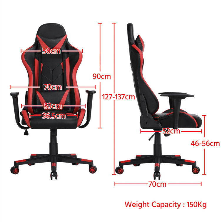 17 Stories Allisan Ergonomic Gaming Chair Reviews Wayfair Co Uk 17 Stories Allisan Ergonomic Gaming Chair Reviews Wayfair Co Uk