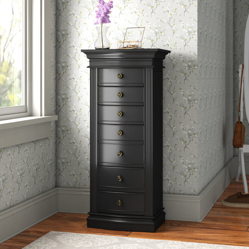 Andover Mills Mcclure Free Standing Jewelry Armoire With Mirror Reviews Wayfair Our mirror jewelry armoires will refresh your bedroom with an. mcclure free standing jewelry armoire with mirror