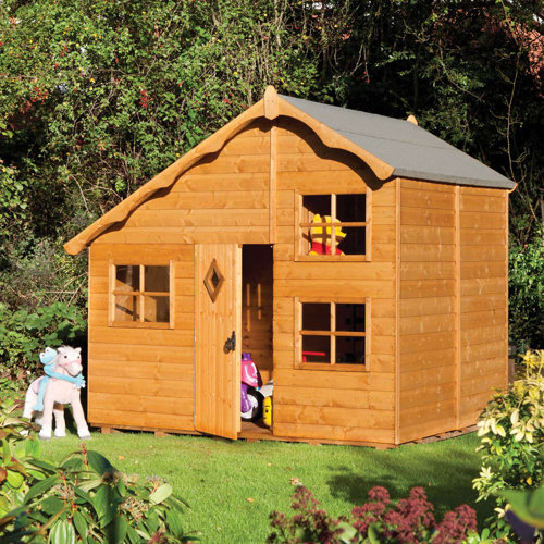 Rowlinson Swiss Cottage 7 71 X 6 75 Playhouse Reviews Wayfair