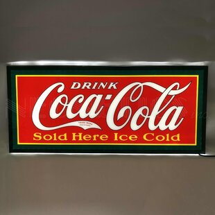 Coca Cola 1910 Look Coke Logo Metal Tin Sign Weathered Vintage  Bar Man Cave