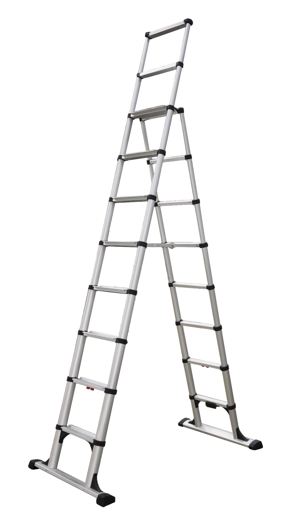 Reach MPX Aluminum Multi-Position Ladder with 375 lb. Gorilla Ladders 14 ft
