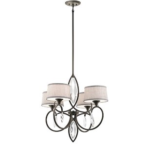 Brookline 4-Light Shaded Chandelier