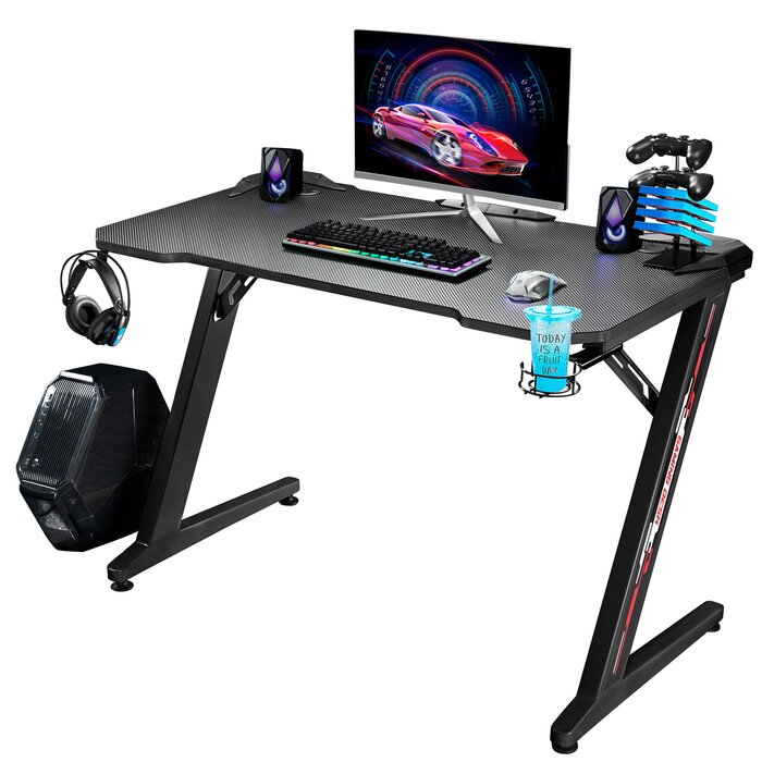 Inbox Zero Gaming Desk & Reviews | Wayfair