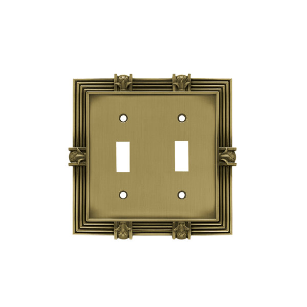 Franklin Brass Pineapple 2 Gang Toggle Light Switch Wall Plate Reviews Wayfair