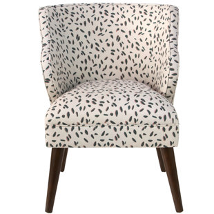 Go to store & view more images Ivy Bronx Senneterre Modern Neo Leo Linen/Cotton Side Chair