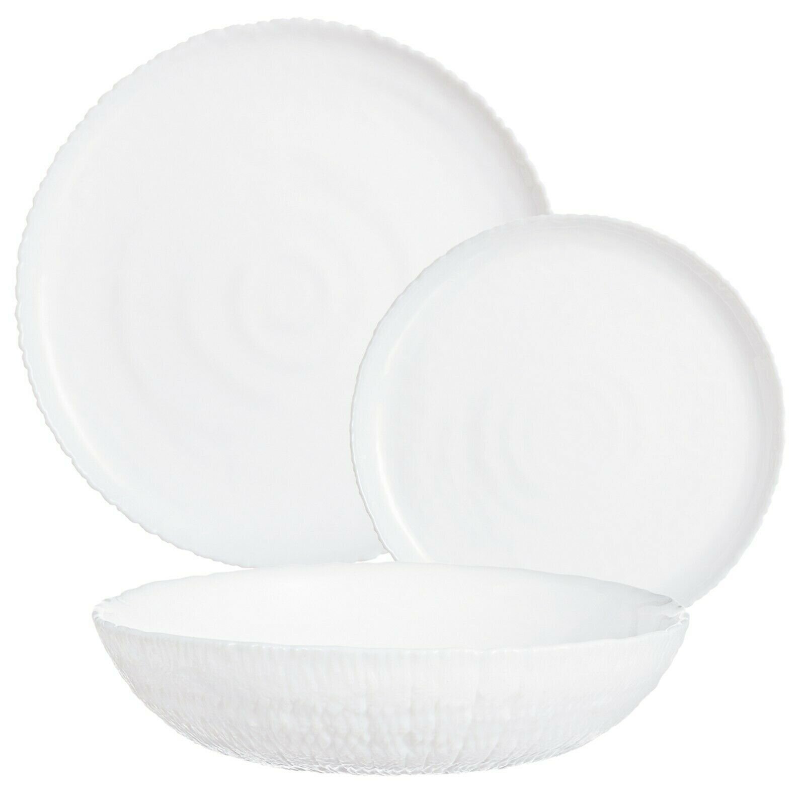 Luminarc Tempered Glass Dinnerware Set Of 18 And Reviews Uk 4537