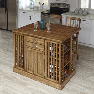 The Vintner 3 Piece Kitchen Island Set