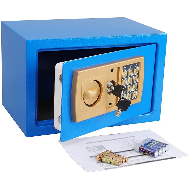 Fingerprint Biometric Digital Electronic Safe Box Keypad Lock Security Jewelry 