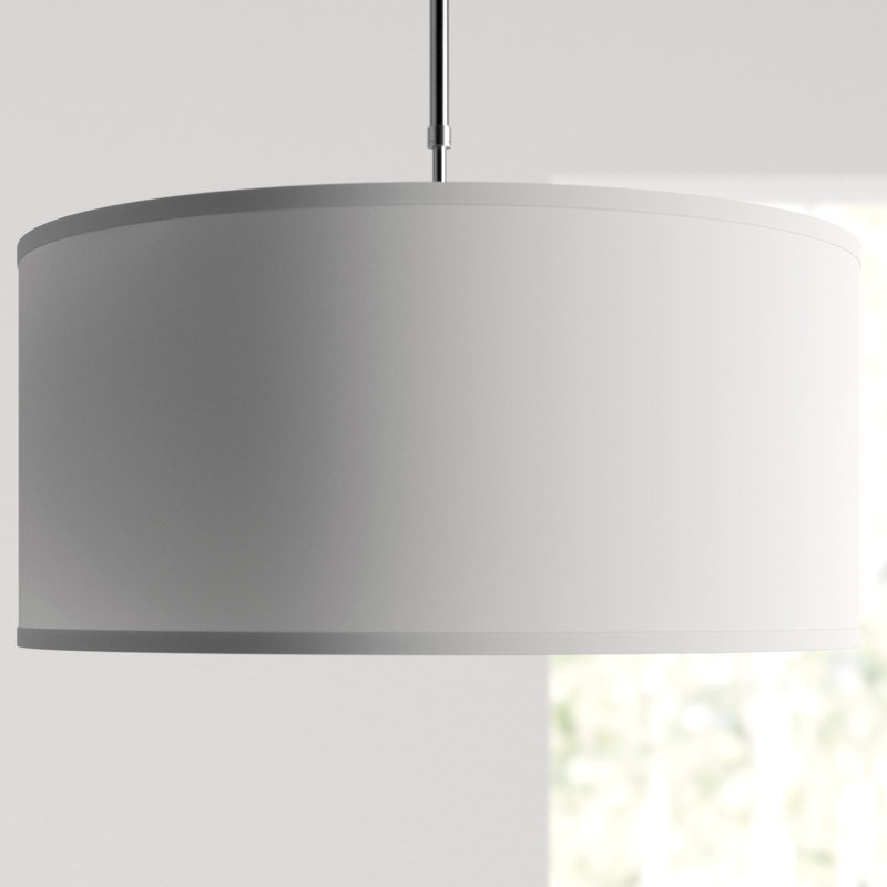 Tiberius 3 Light Single Drum Pendant Reviews Allmodern Tiberius 3 Light Single Drum Pendant