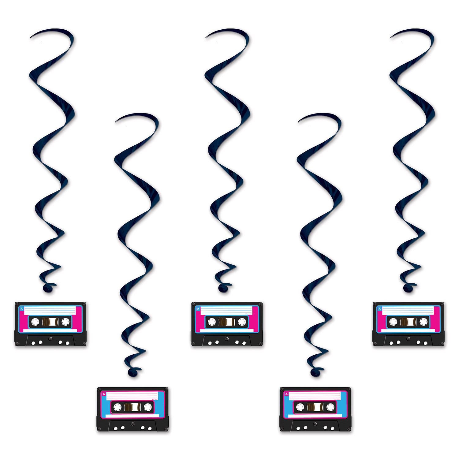 The Party Aisle™ 5 Piece Cassette Tape Wall Décor Set Wayfair