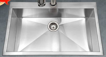Bellus Zero Radius Topmount Large Single Bowl Kitchen Sink Bellus Zero Radius Topmount Large Single Bowl Kitchen Sink