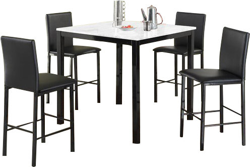 Red Barrel Studio Ariandne Faux Marble 5 Piece Counter Height Dining Ariandne Faux Marble 5 Piece Counter Height Dining Set