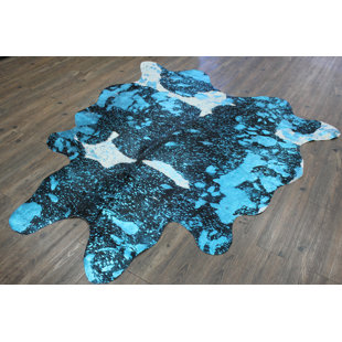 Light Aqua Blue Rug Wayfair Marshal Handmade Cowhide Aqua Blue Area Rug