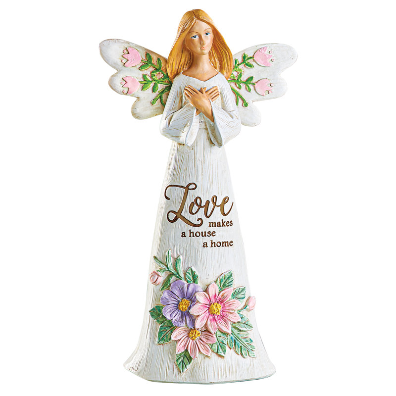 "You Are Beautiful" Inspirational Resin Figurine - 5.9" Hand-Painted Sunflower Doll, Tabletop Decor Gift For Women & Friends